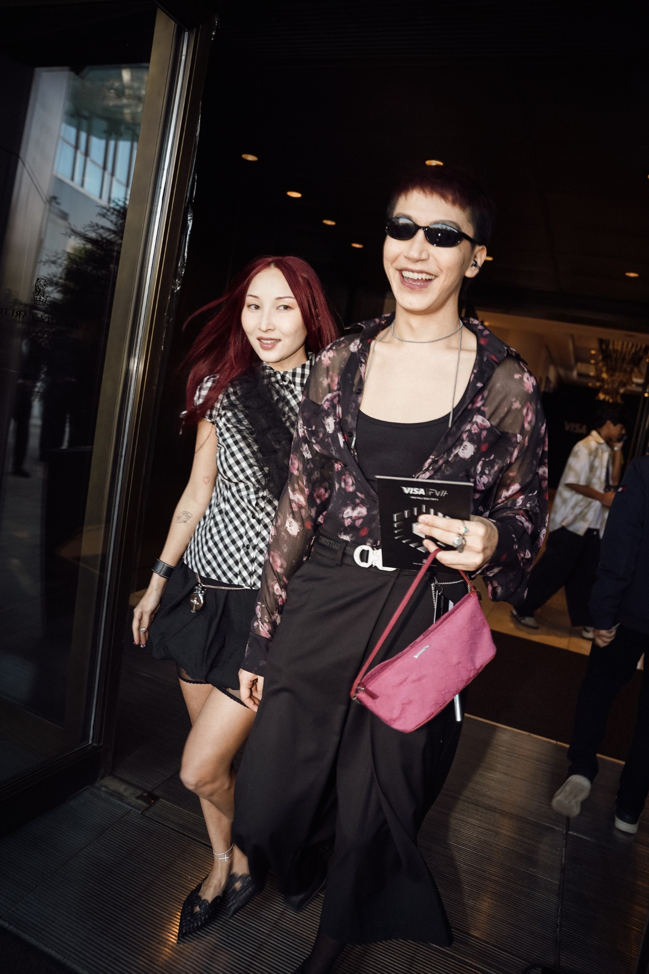 Visa Fashion Week arrival